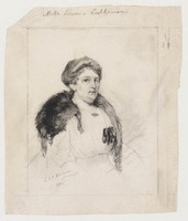 KT 2346
<br/>
Portret van Alida Loman-Lutkerman, zangeres
<br/>
<em>Woutersen van Doesburgh, Elsa Louisa Hannelina (1875-1957)</em>